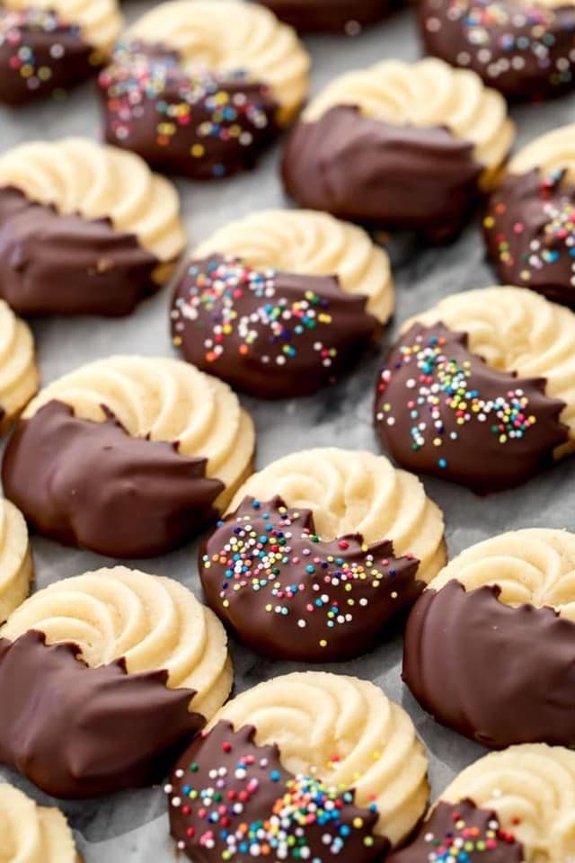 Butter Cookies Recipe (Classic Piped Holiday Cookies)