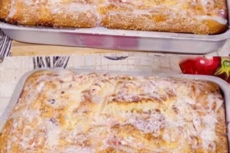 Moist pineapple sheet cake with cream cheese frosting