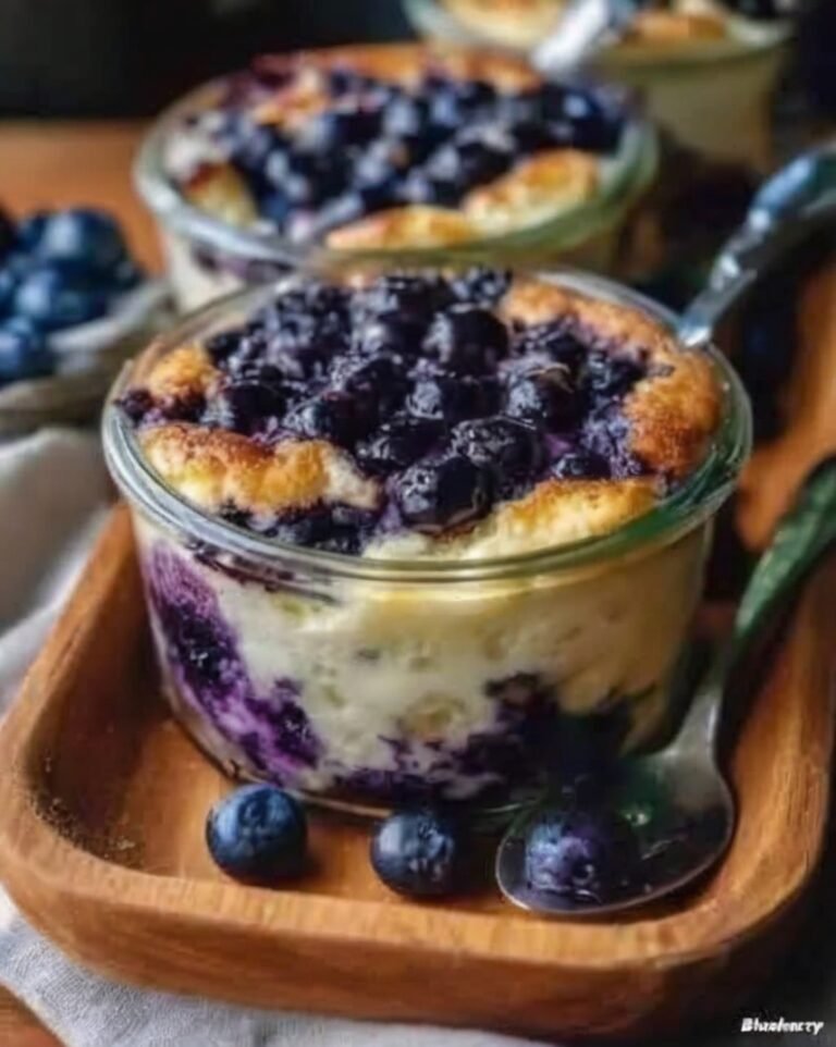 Baked Blueberry Breakfast Jars (The Grab-and-Go Morning Hug)