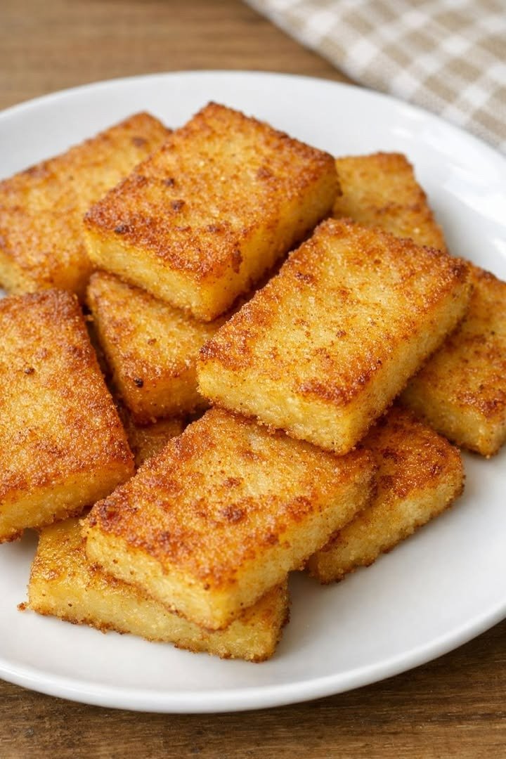 Crispy Fried Cornmeal Mush Slices: The Nostalgic Breakfast That Crisps Up Pure Comfort