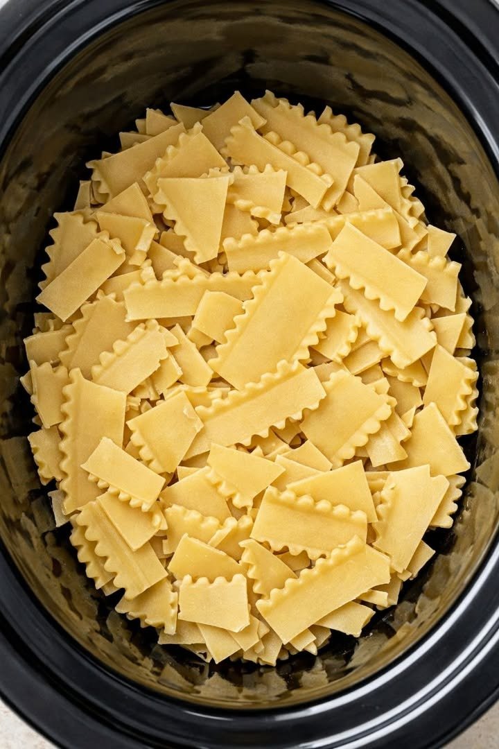 5-Ingredient Slow Cooker Patriots Day Lasagna
