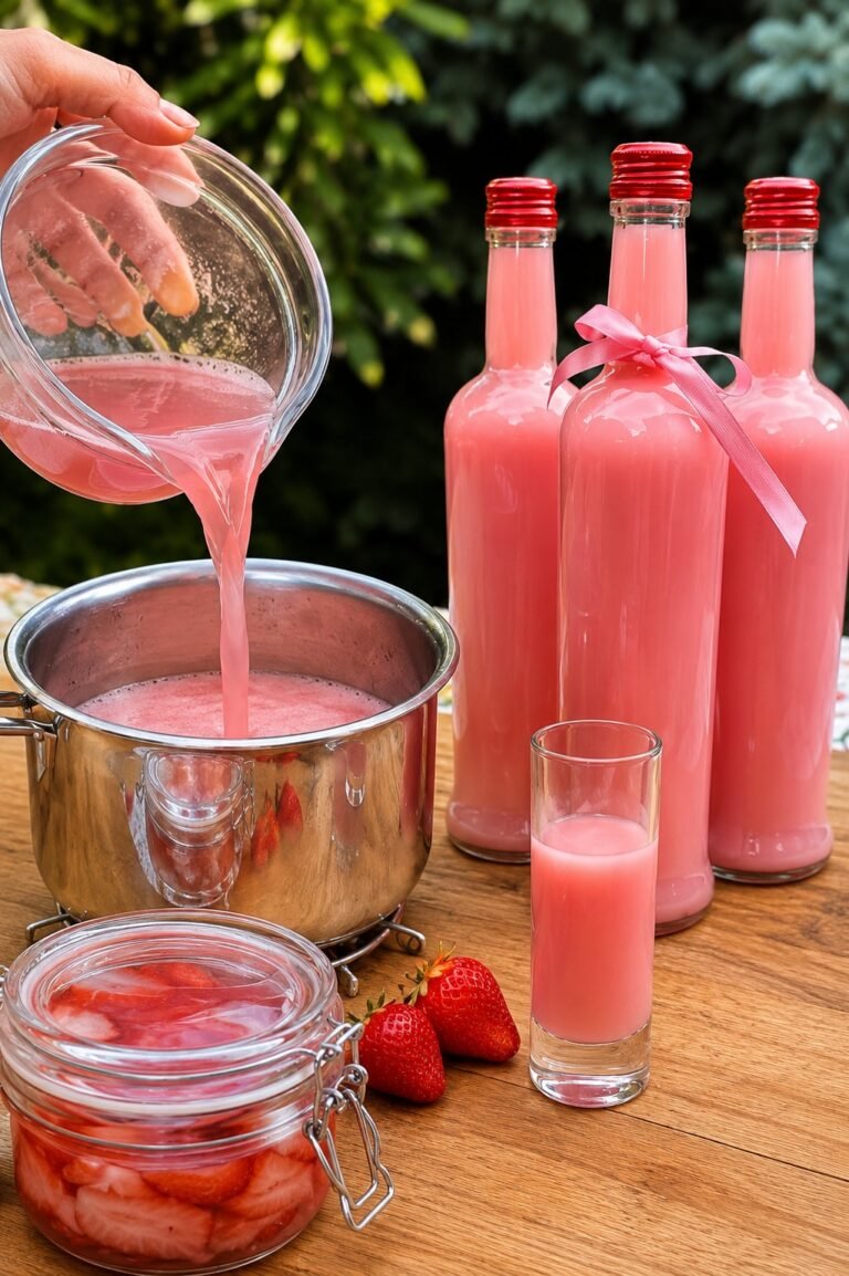 Homemade Strawberry Juice