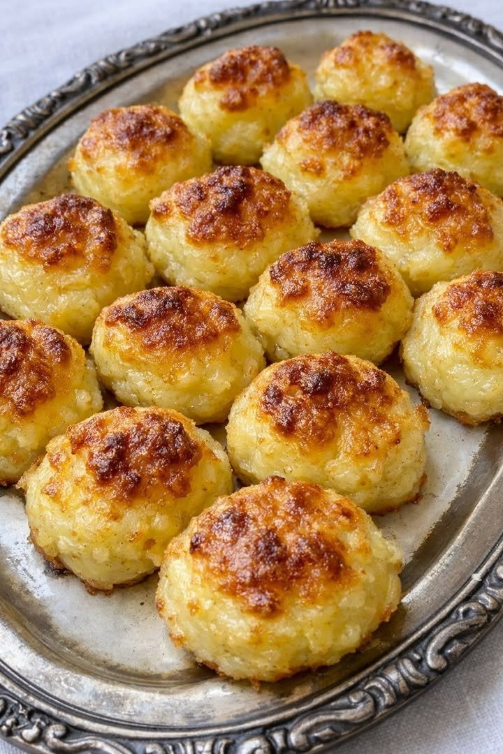 Oven-Baked Party Potato Puffs: The Crispy, Cheesy Bite-Sized Appetizer That Disappears Every Time (No Frying Required!)