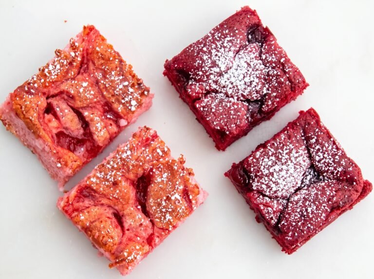2-Ingredient Cherry Angel Food Bars